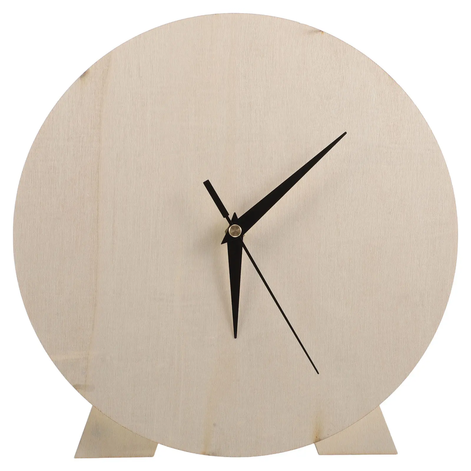 Wooden Blank Round Clock Dial DIY Painting Craft for Decor Kindergarten Classroom Clocks for Bedrooms