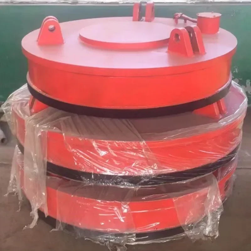 Hydraulic Electromagnet Lifting Magnet 1.2m Round Truck & Crane Compatible Large-Size Steel Scrap Hydraulic Magnetic Chuck Hot S