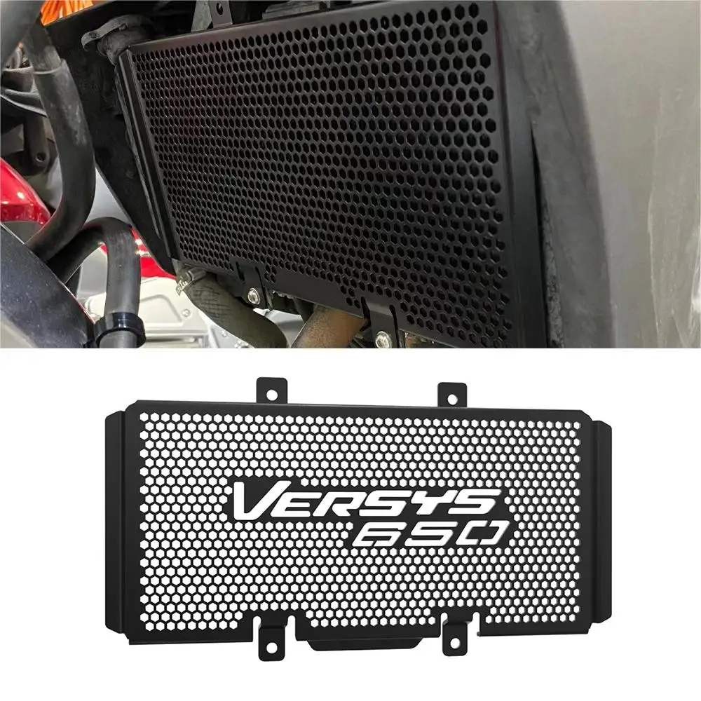 

For Kawasaki Versys 650 Versys650 2010-2014 Motorcycle Accessories Radiator Grille Guard Cover Protector Water Tank Protection