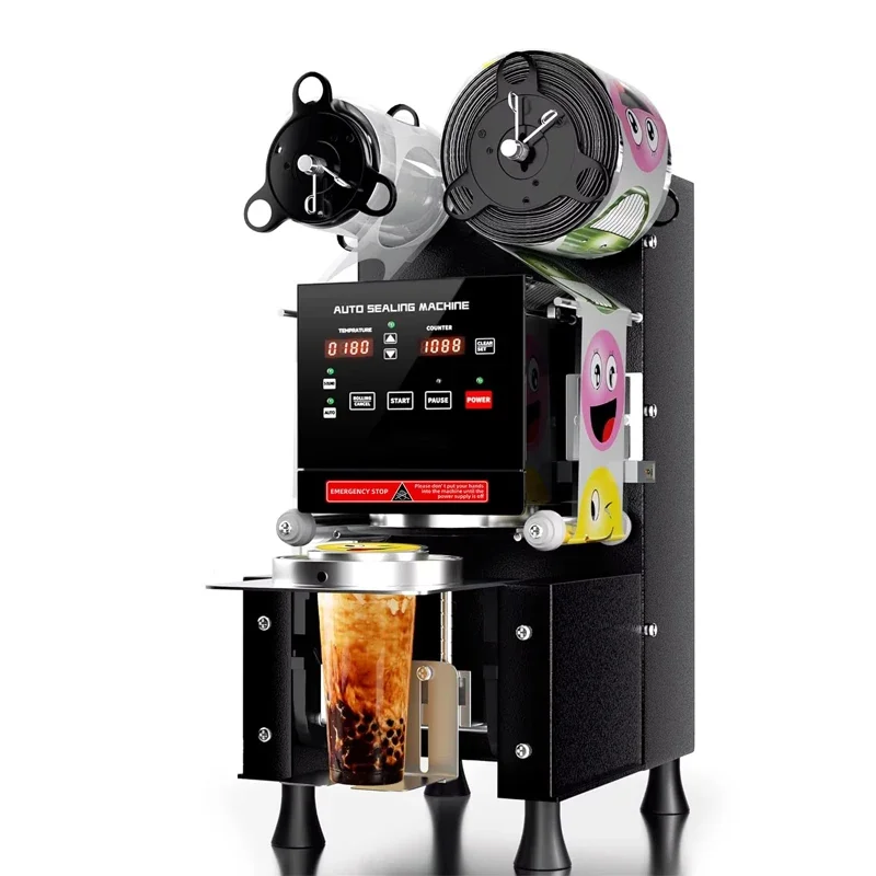 New Juice Milk Tea Coffee Cup Fully Automatic Stainless Steel Filling Machine Plastic Paper Small Water Cup Sealing Machine