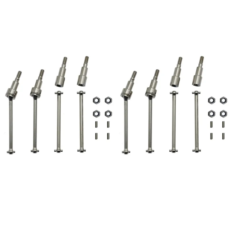 

2Set Metal Front And Rear Drive Shaft CVD Driveshaft For SCY 16101 16102 16103 16201 Pro 1/16 Brushless-Y46A