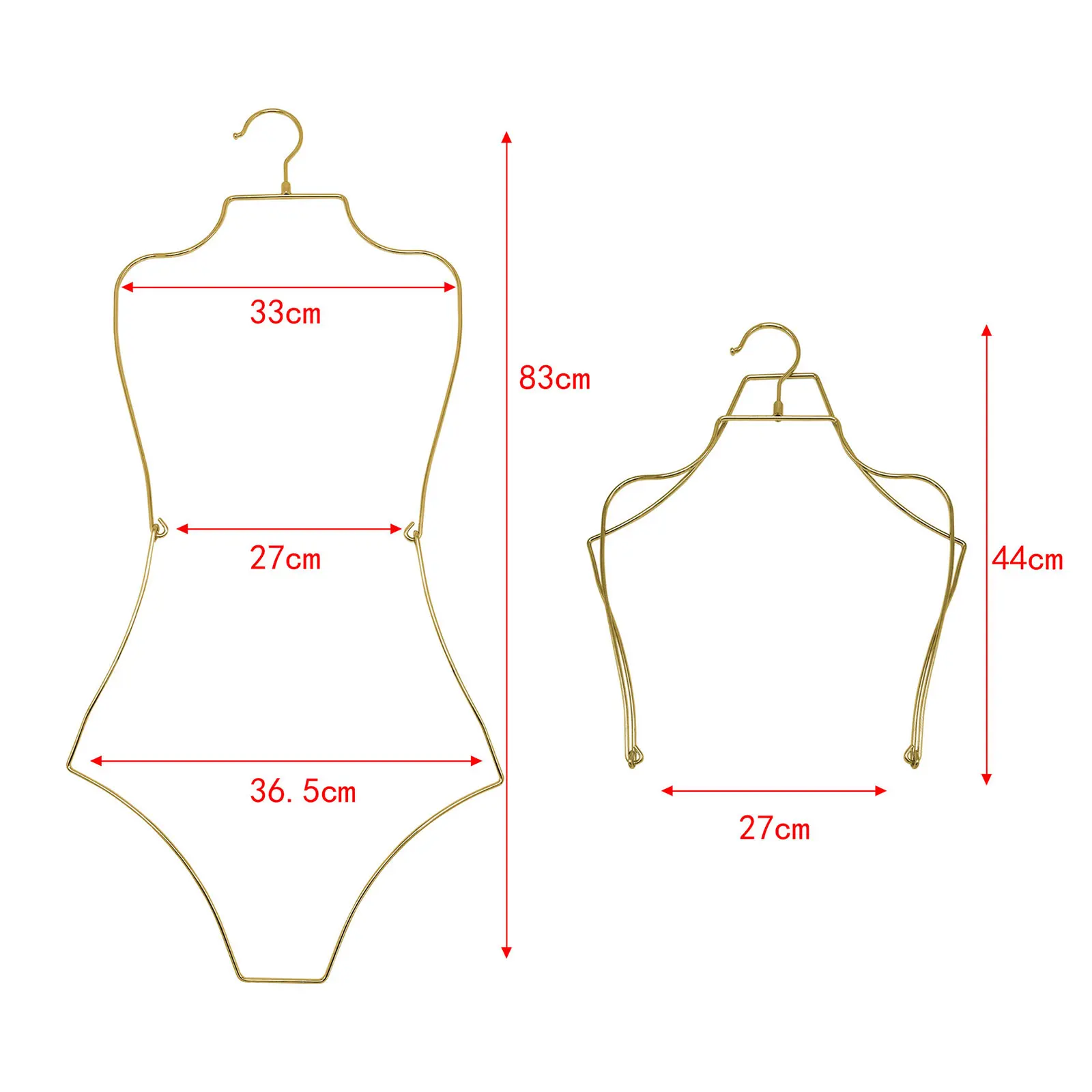 Swimsuit hanger lingerie hanger display hanger, body shape display rack bikini