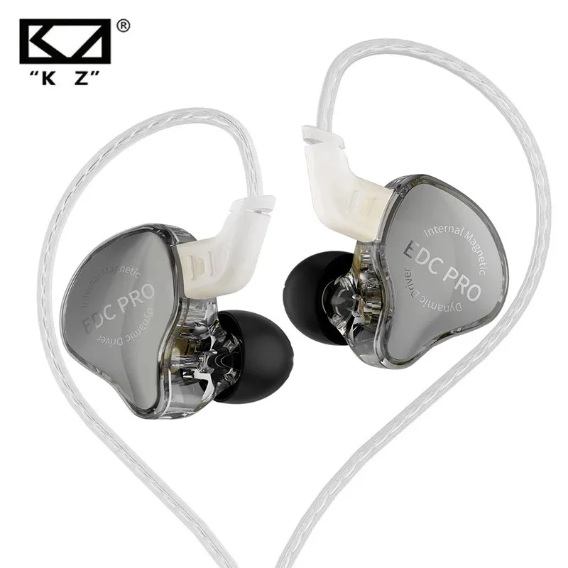 KZ EDC PRO HIFI, el mejor auricular intrauditivo con Cable, controladores dinámicos grandes, Monitor, con Cable de Audio desmontable, nuevo