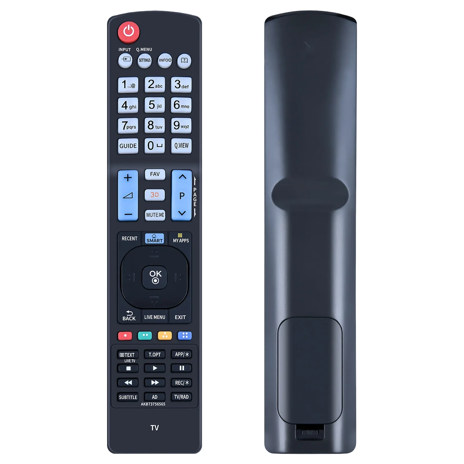 Replacement AKB73756565 Remote Control Compatible with LG Smart TV 42LB650V 50LB650V 60LB650V