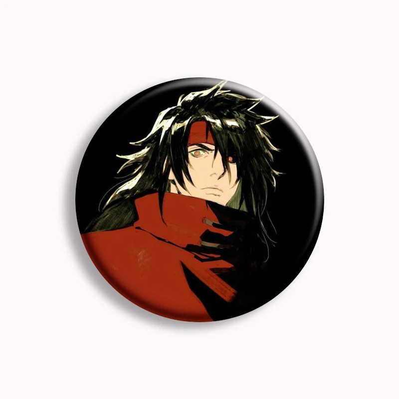 Jogo ff7 vincent valentine anime dirge de cerberus botão pino jogo