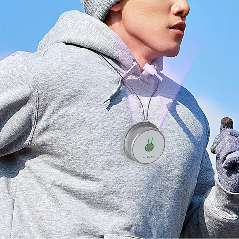 Air Purifier Personal Wearable Mini Portable 130 Million Negative Ion 230Mah Battery Hanging Neck Portable Car Purifier