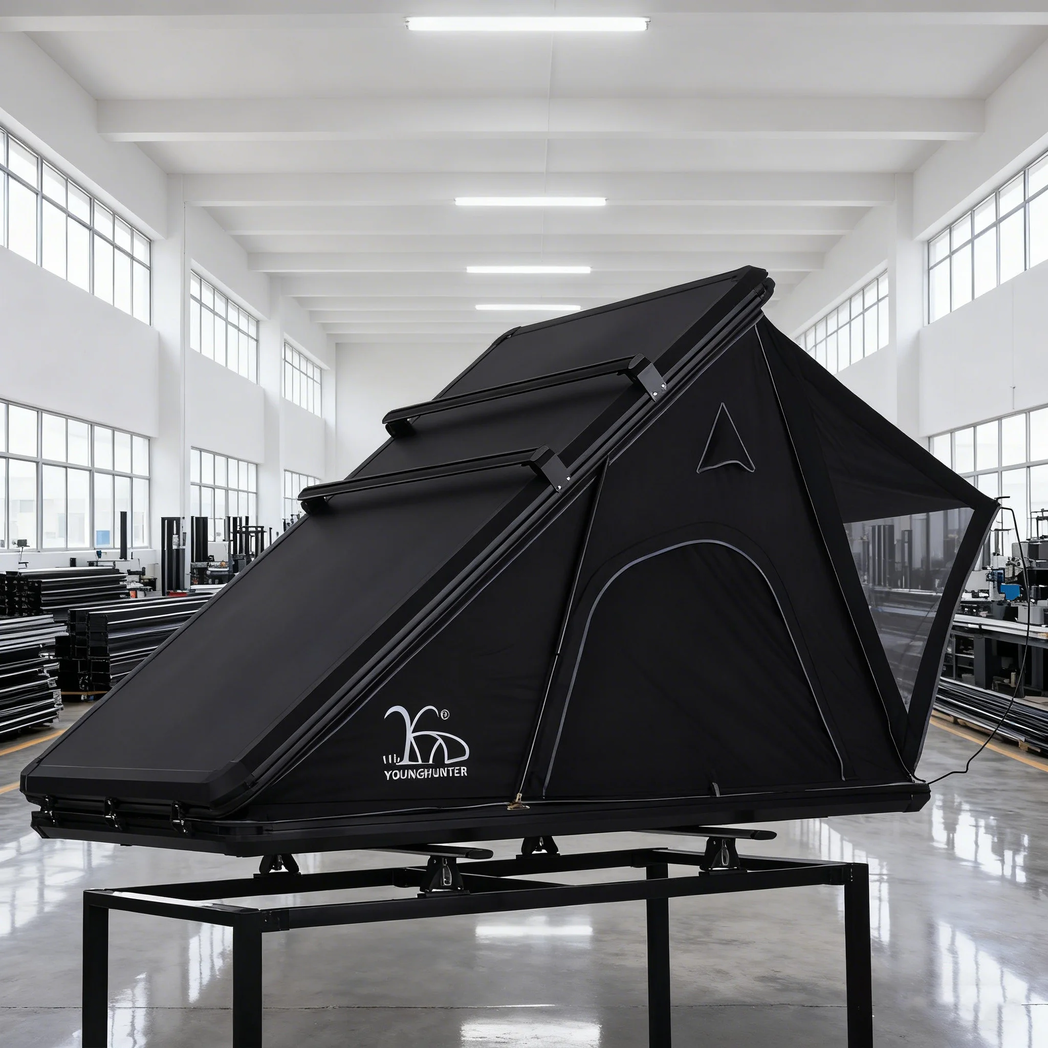 300kgs Maximum Load Rating RTT Customized Aluminum Triangle Roof Top Tent Rooftop Tent Fit 2 Adults,Customization
