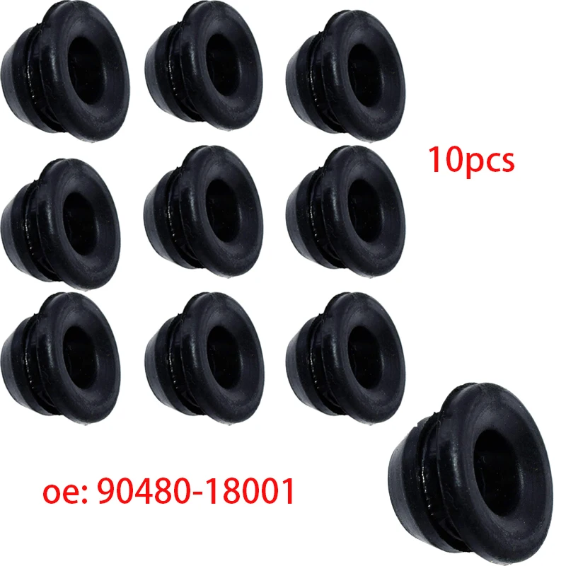 10Pcs Wastegate Valve Gasket PCV Valve Grommet Seal For Toyota Camry Corolla Sienna Lexus ES250 ES300 LS400 90480-18001