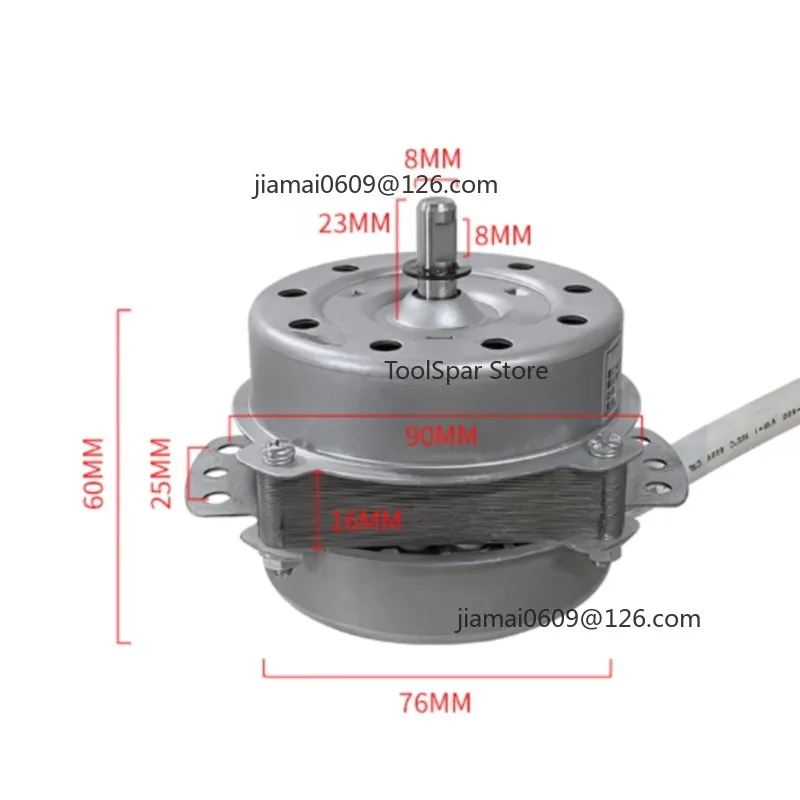 220V Tower Fan Motor 40W, Cylindrical Floor Stand Fan Replacement Motor for Silent Use