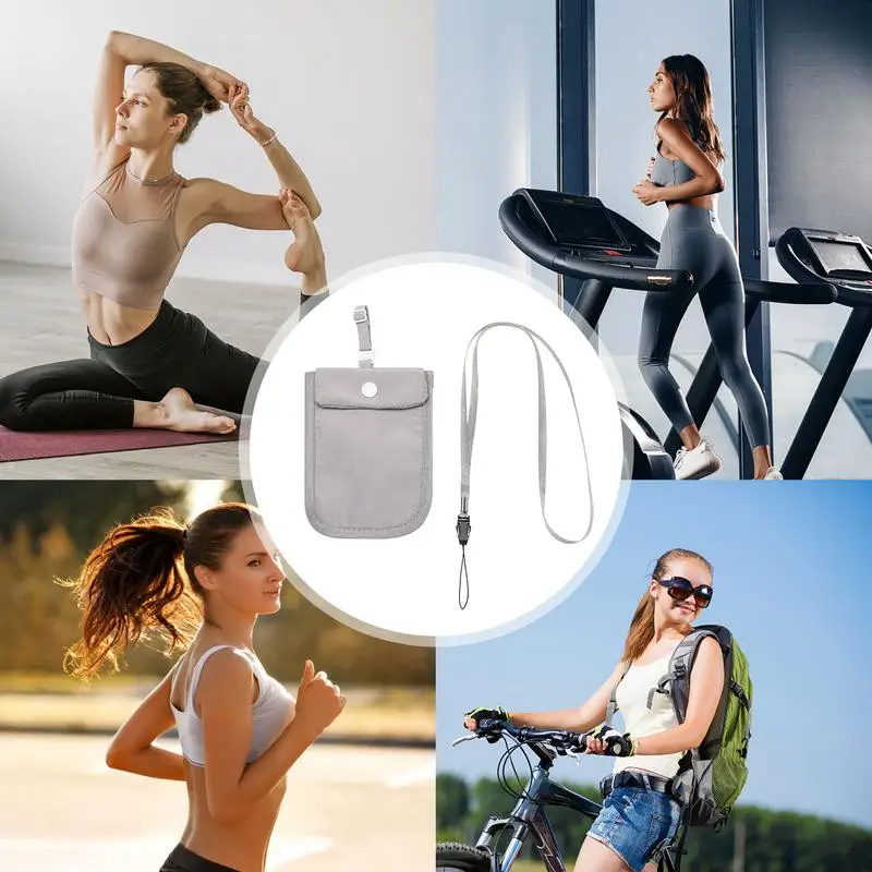 Undercover Bra Wallet Under Clothes Adjustable Money Belt Pouch Secret Travel Pocket Flap Small Storage Bag Outdoor accessories