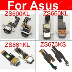 USB Charging Jack Dock Charger Board Flex Cable For Asus ROG Phone ZS600KL Phone2 ZS660KL Rog3 ZS661KL Rog5 ZS673KS Rog6 AI2201