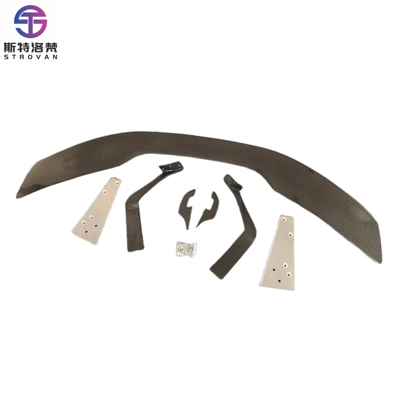 

STLF For McLarens 570S 540C 570GTHigh Quality New Carbon Fiber Rear Fender Body Kit with N-shaped Rear Spoiler