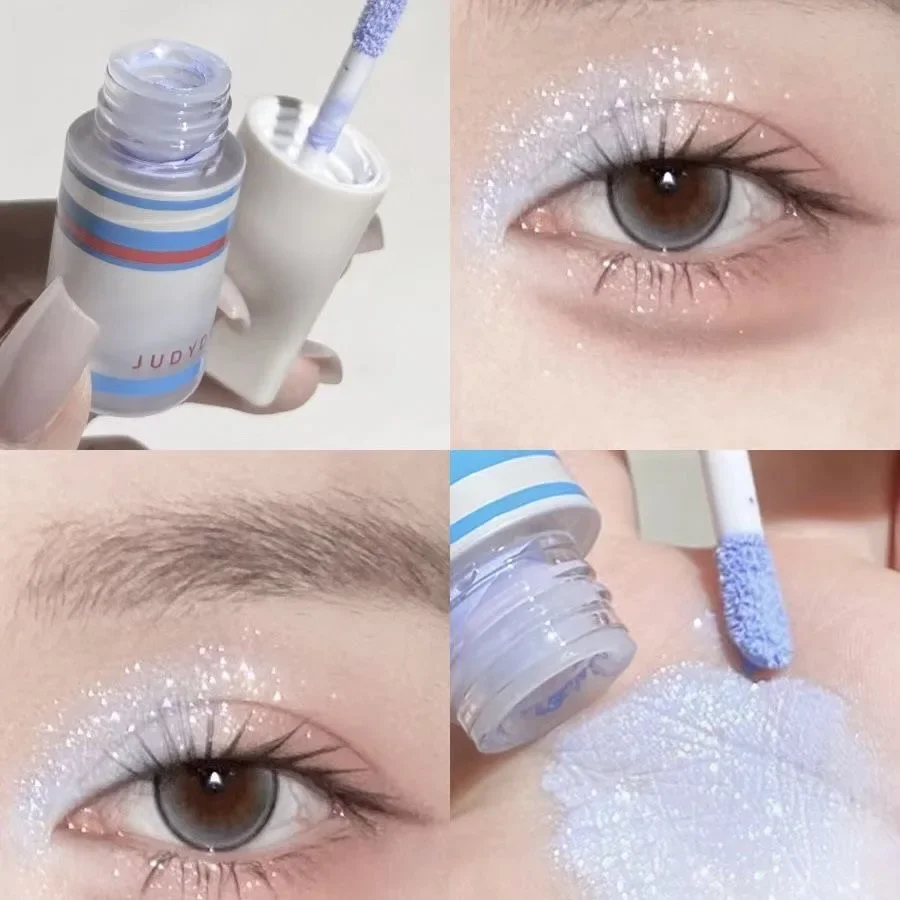 Judydoll Shimmer & Metallic Glitter Eyeshadow,Highly Pigmented Long Lasting Liquid Matte Shadow Eye Makeup