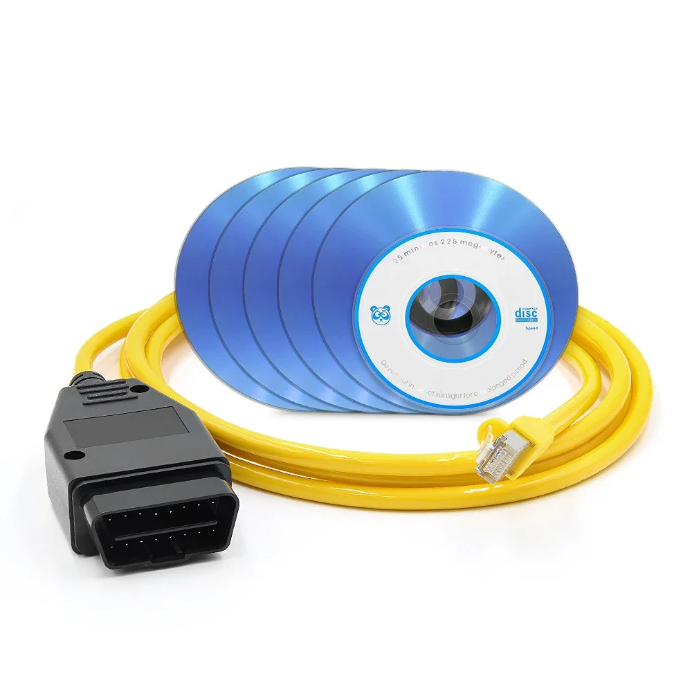 E-SYSI for BMW ENET Interface Cable Coding F-series Latest ESYS 3.25.3 and V50.3 Data E-SYS ENET OBD Car Diagnostic Net Cable