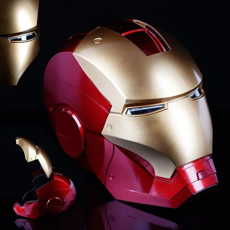 Iron Man MK5 Helmet Jarvis Voice Control LED Light Electric Open Close 1:1 Wearable Cosplay Mask Halloween Party Gift view 5