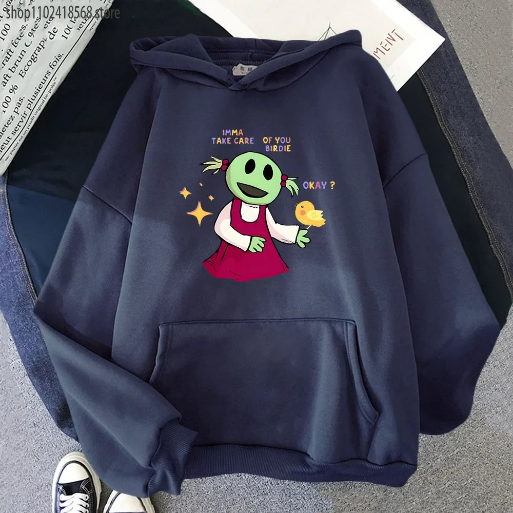 Anime Nanalan Hoodie Imma Take Care of You Birdie Sweatshirt Who's That Wonderful Girl Clothes Women Pullover Woemn/Men Clothing