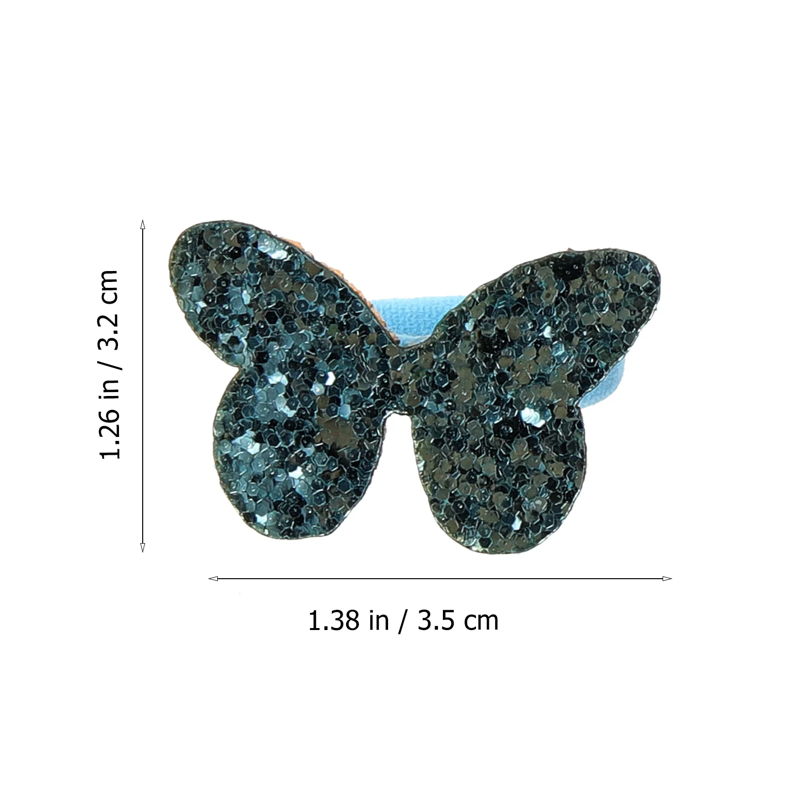 

5Pairs High Elastic Glitter Hair Ties Sequin Ponytail Holder for Hair Accessories Elastic Ponytail Holder