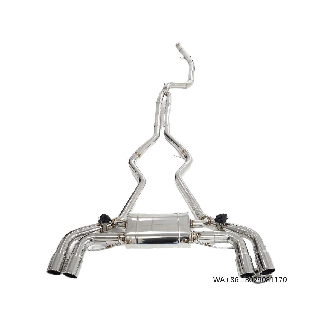 

For G20 M340i/G22 M440i B58 3.0T Stainless Steel Exhaust Valved Catback for 2019-2024 Models