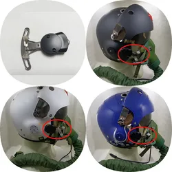 Aviation Oxygen Mask Fixed Buckle/Version of Land Motorcycle Flight Helmet Modified Mask Buckle Group