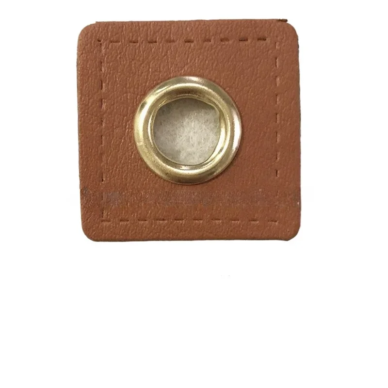 

50 шт./лот, 8 мм, металлическая петелька из коричневой черной кожи для веревки, детское пальто, джинсы, брюки, украшения одежды, аксессуары для скрапбукинга