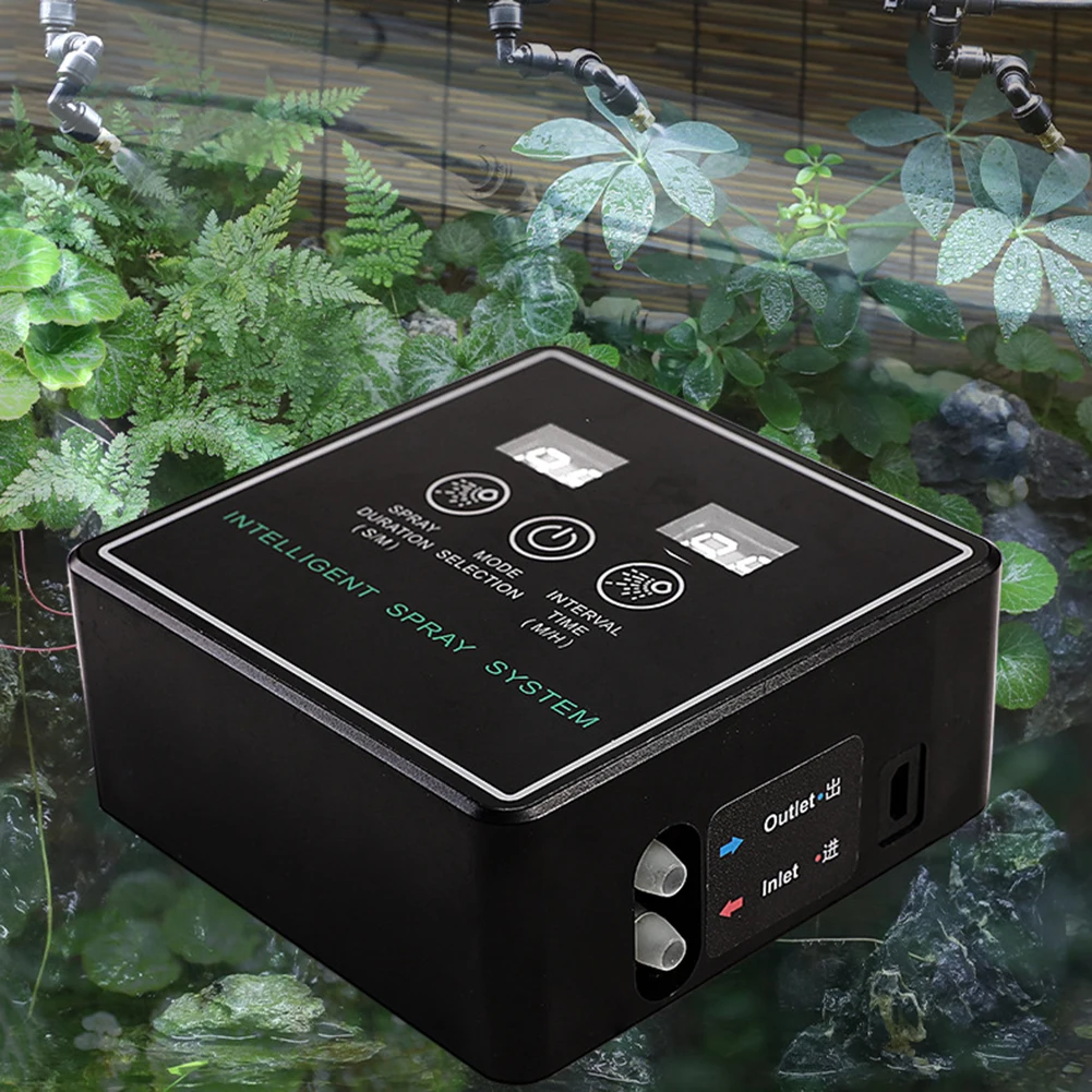 Système de Brumisation Intelligent pour Reptile, Buses Réglables à 360 °, Humidificateurs