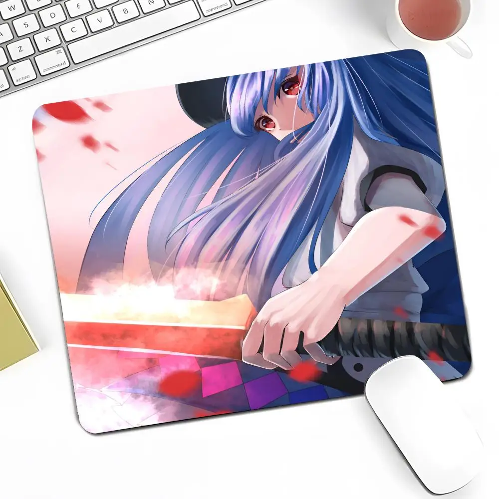 Anime T-Tenshi Girls Mouse Pad Anime Game Mouse Pad High Quality Small Desk Pad Rubber Laptop Desk Pad