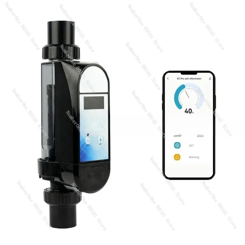 Generador electrolítico inteligente de cloro sal para piscina, máquina de cloro sal para piscina controlada por aplicación móvil, fácil tratamiento de agua