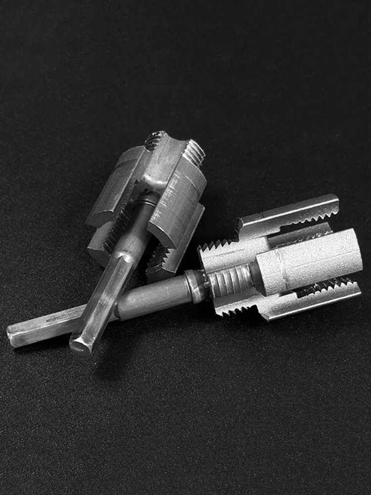 Outil de filetage de tuyau interne et externe intégré, outil de coupe de filetage de tuyau en PVC, robinet d'ouverture de tuyau d'eau en PPR pour la coupe de filetage
