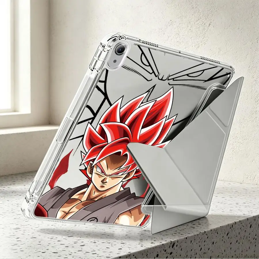 Tablet Case For iPad 12th Pro 13 2025 2026 Mini 7 6 5 10th Gen 9th 11th Air 8 M2 M3 3 With Pen Slot Cover Japan Anime Dragon