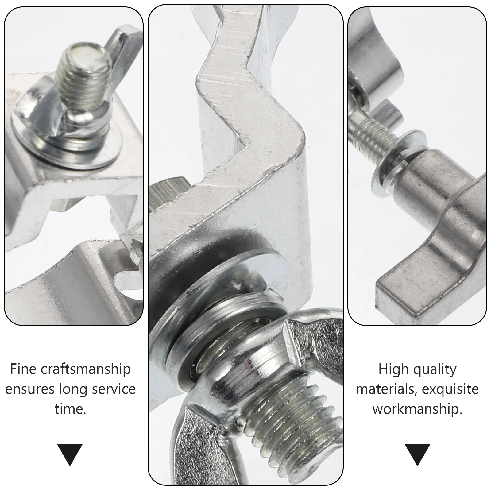 

10 Pcs Lamp Hooks Heavy Duty Aluminum Alloy Durable Rustproof Truss Clamps for Stage Lighting Commercial Lamps