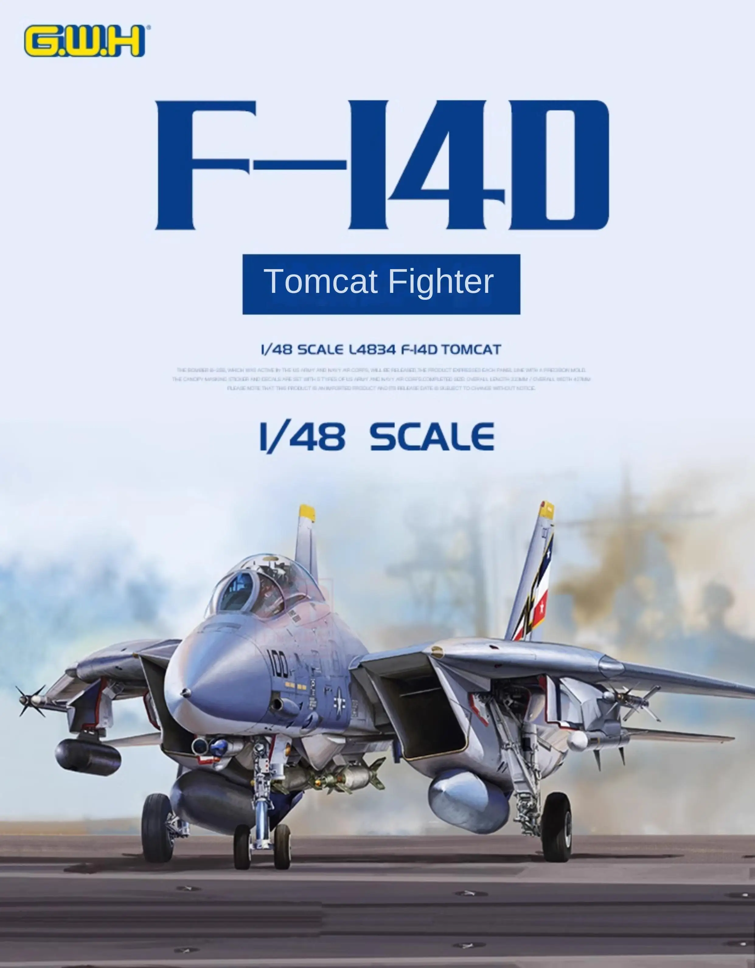 

Great Wall Hobby L4834 1/48 F-14D Tomcat Fighter Model Kit