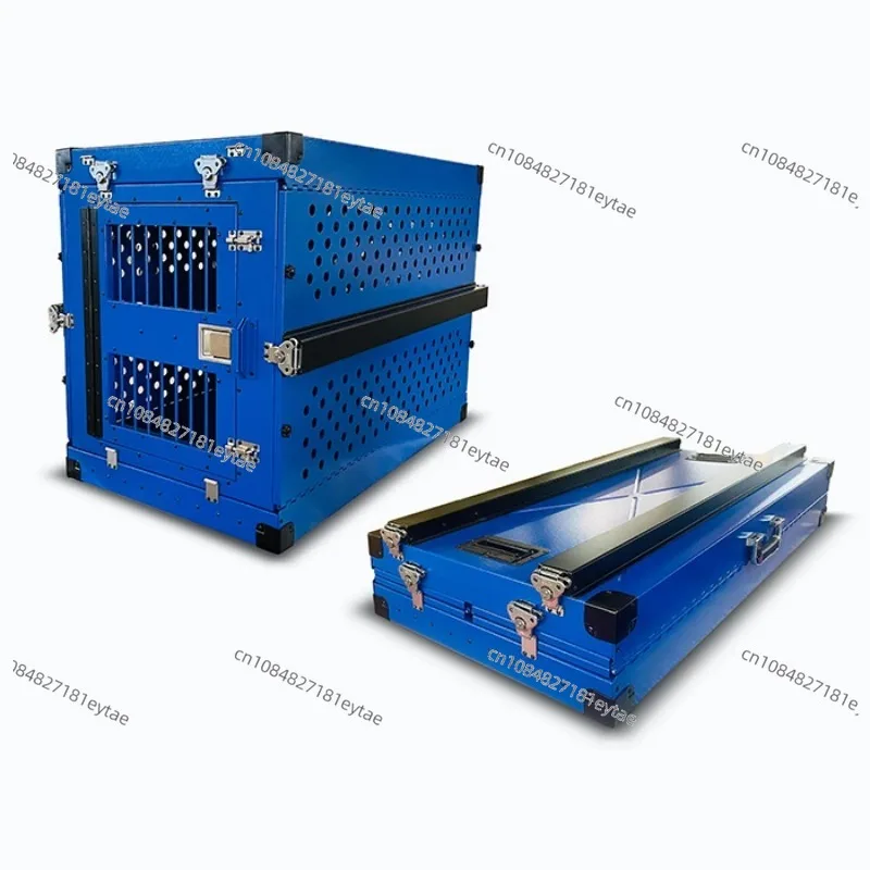 1016x686x848mm Aluminum Alloy Car-Mounted Dog Cage, Foldable, Outdoor, Rainproof, Suitable for Medium and Large Dogs