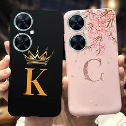 For Huawei Nova 11i Cover Case Nova 11 i Phone Case Cute Crown Letters Soft TPU Funda For Huawei Nova 11 Pro Ultra Nova11 Bumper