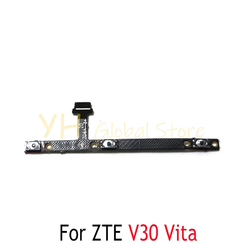 20PCS For ZTE Blade A72S V70 V50 V41 V40 V30 Vita Pro Design Smart Power On Off Switch Volume Side Button Flex Cable