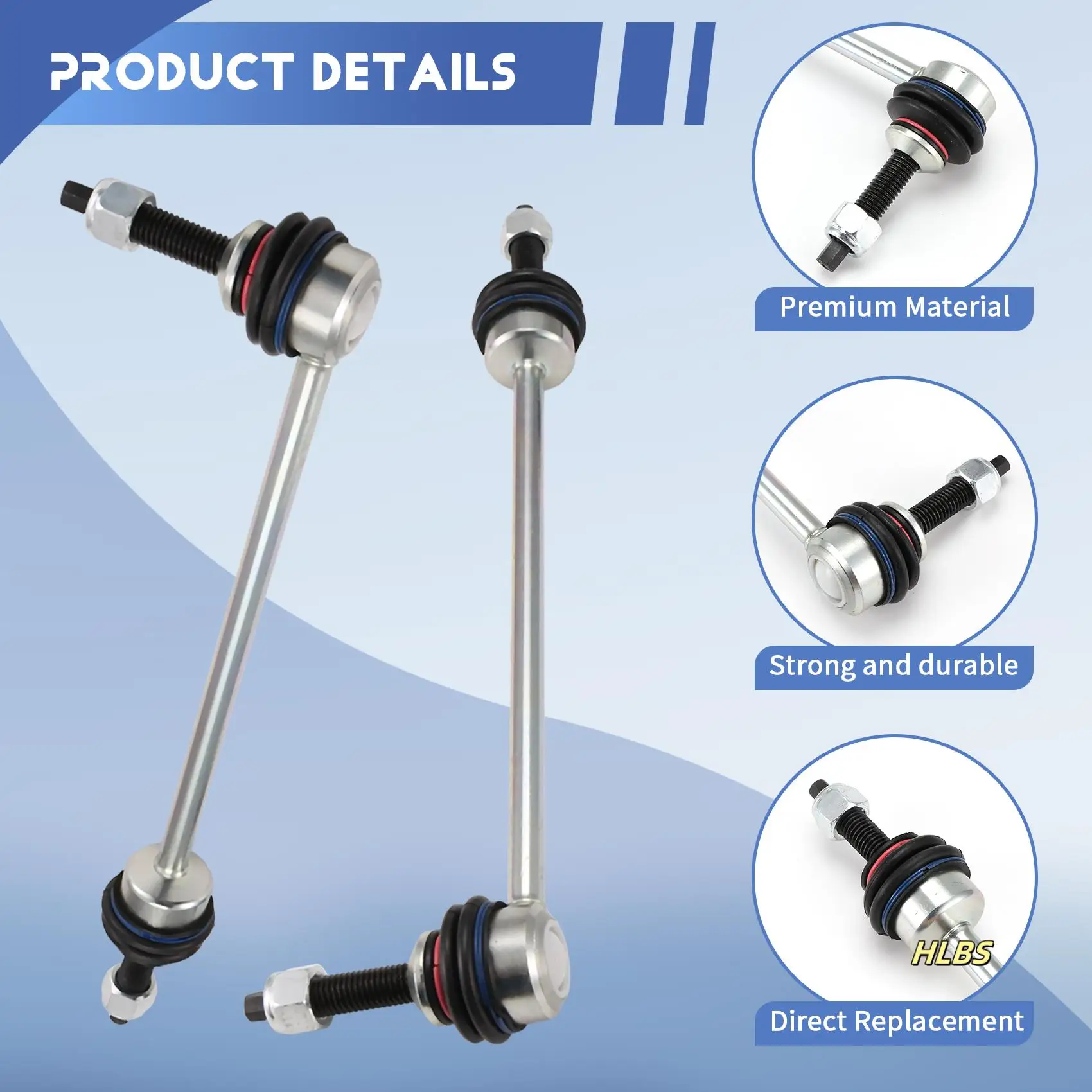 

Front Stabilizer Sway Bar Links AL3Z5K483A 45G1961 For Ford F-150 6.2L V8 2010-2014