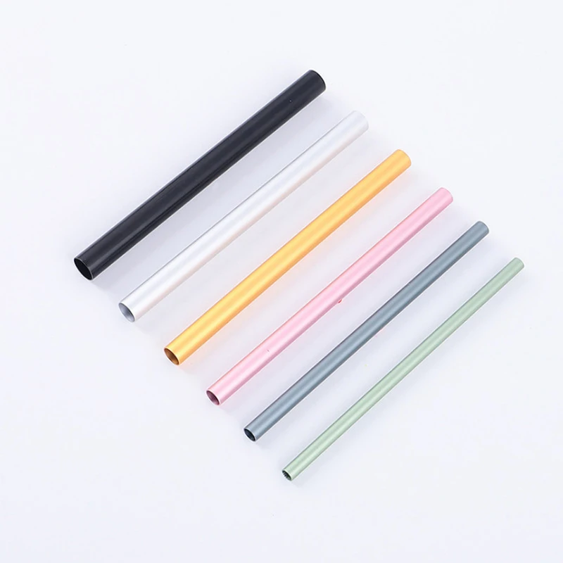 6Pcs/Set Artificial Form Acrylic C Curve Shaping Sticks Tube French Rod Nail Art Tips UV Gel Manicure Tools