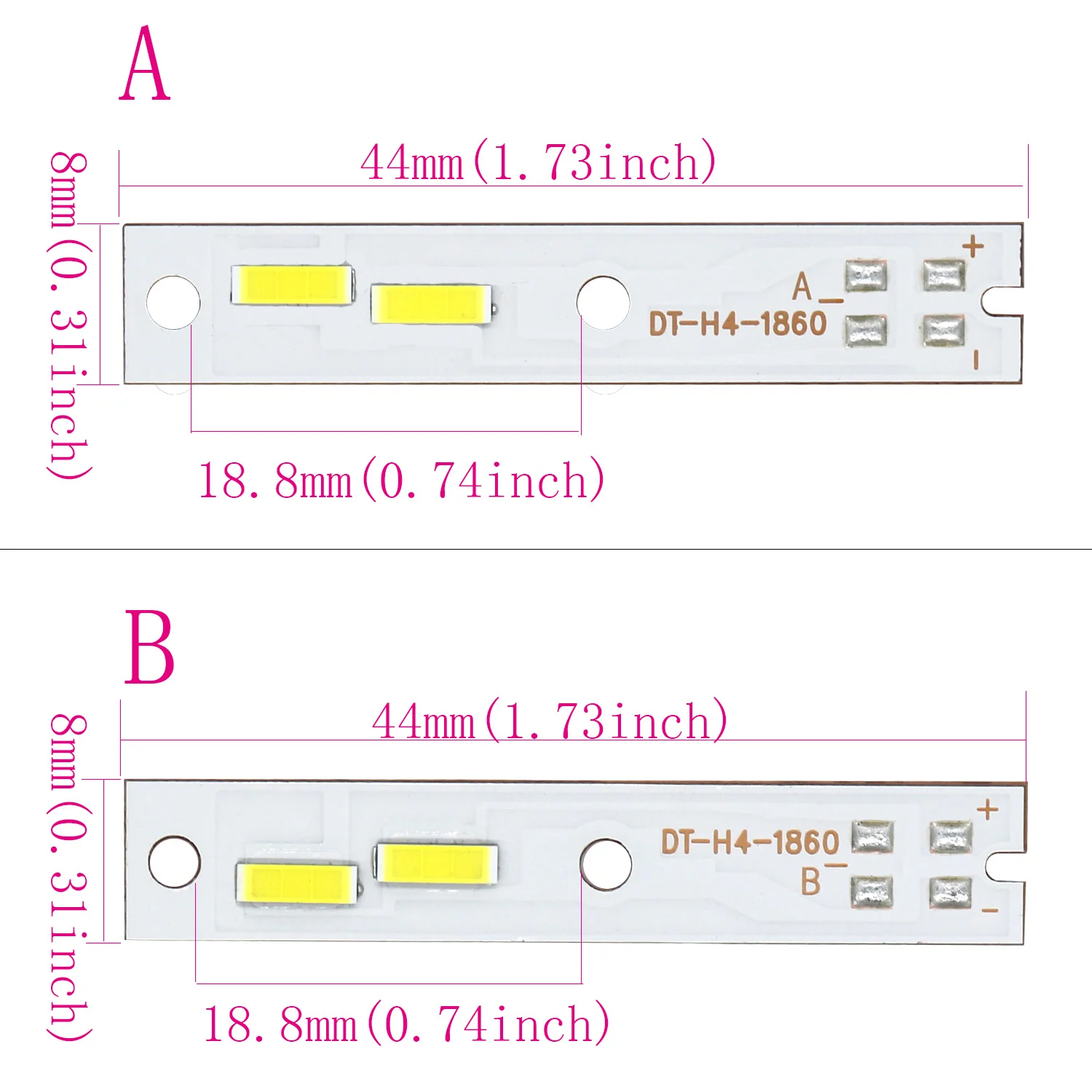 A Set of A and B  LED Car Lights Beads H4 9-10V Auto Bulb Headlamp Lights Star Led Headlight Repairs DIY 7000K 6500K 3000K 4000K