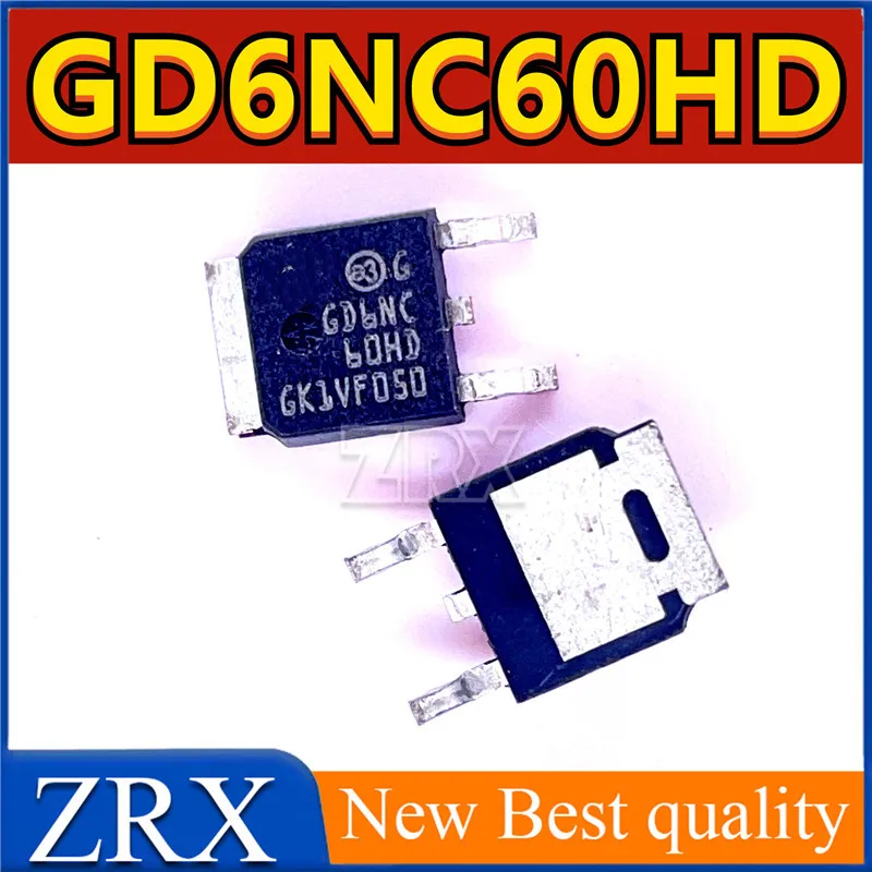 

5Pcs/Lot GD6NC60HD STGD6NC60HD brand new imported spot TO-252 MOS field-effect transistor