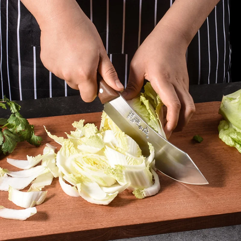 Meat Cleaver Kitchen Knife Stainless Steel Boning Butcher Knife Fish Vegetables Slicing Chef Knife Engraving