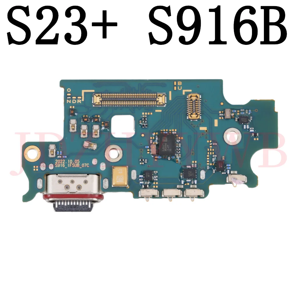 USB Charge Port Jack Dock Connector Charging Board Signal LCD Main Motherboard Flex Cable For Samsung Galaxy S23+ 5G S916B S916U