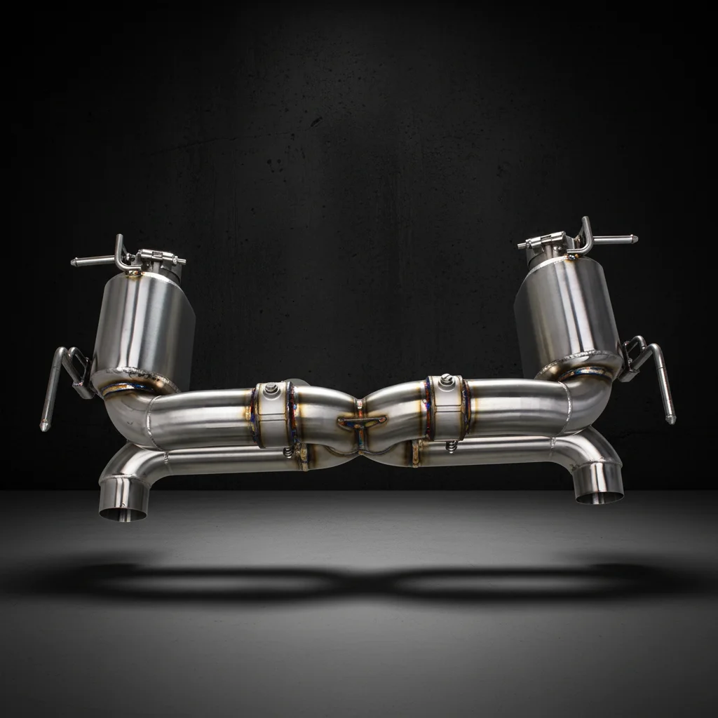 

Custom Rear Section For Ferrari 488 3.9T V8 2015-2019 Racing Edition SUS304 X Pipe Valve Sport Exhaust System With Control Kit