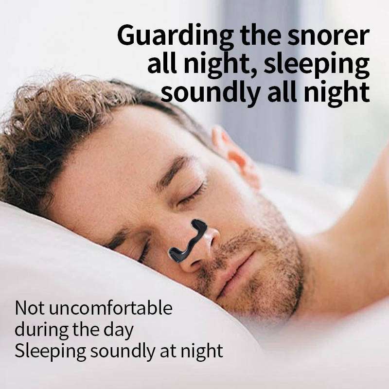 ชุดอุปกรณ์คลิปหนีบจมูกป้องกันการนอนกรน ช่วยการหายใจทางจมูก พร้อมแถบแม่เหล็ก ช่วยเพิ่มการหายใจขณะเล่นกีฬา ช่วยการนอนหลับ ชุดเริ่มต้น