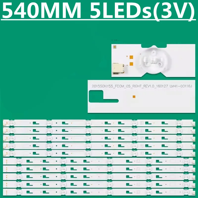 

5TV=50PCS LED Backlight Strip For 2015SONY55-FC0M-05 LM41-00116J LM41-00116H XBR-55X700D KD-55X7000D KD-55X7066D