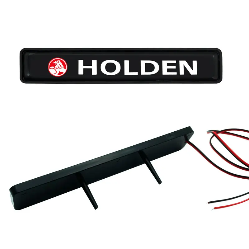Auto Exterior Car Front Hood Grille Emblem Led Lights Sticker For Holden Astra Commodore HSV VT VX VU VY VZ VE Cruze Rodeo