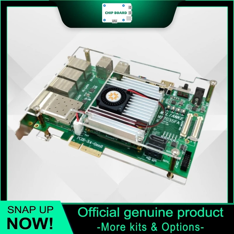 MILINKER MLK-MZ7035FA FPGA Development Board  Xilinx Zynq dual-core ARM, triple Ethernet ports, high-capacity design.
