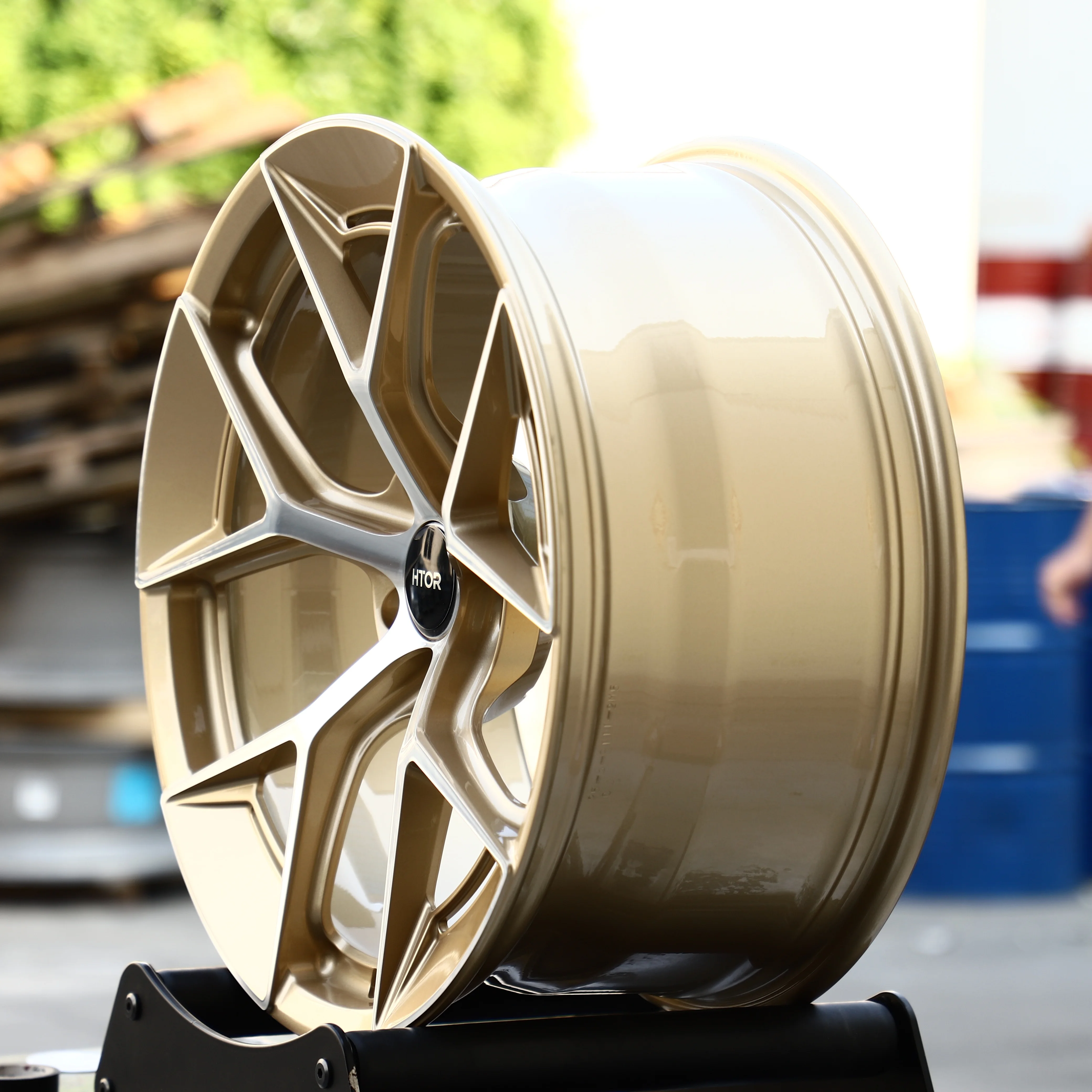 JT Custom Car Rims 17 18 19 20 21 22 Inch 5x112 Gloss Gold with Machine Face Aluminium Alloy Wheels For 330e For X2 For M5 For X