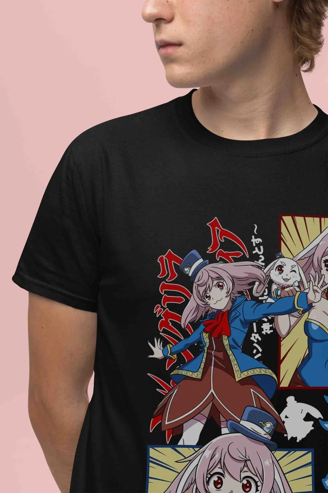 Shangri La Frontier Shirt Sunraku Tshirt Emul T-Shirt Psyger Top Cute Anime Tee