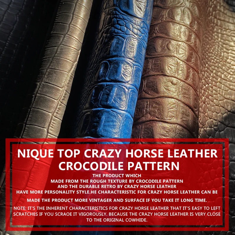 Retro With Crocodile Pattern Short Wallet For Men Women Handmade Genuine Leather Card Slot Money Bag Portable Card Wallets