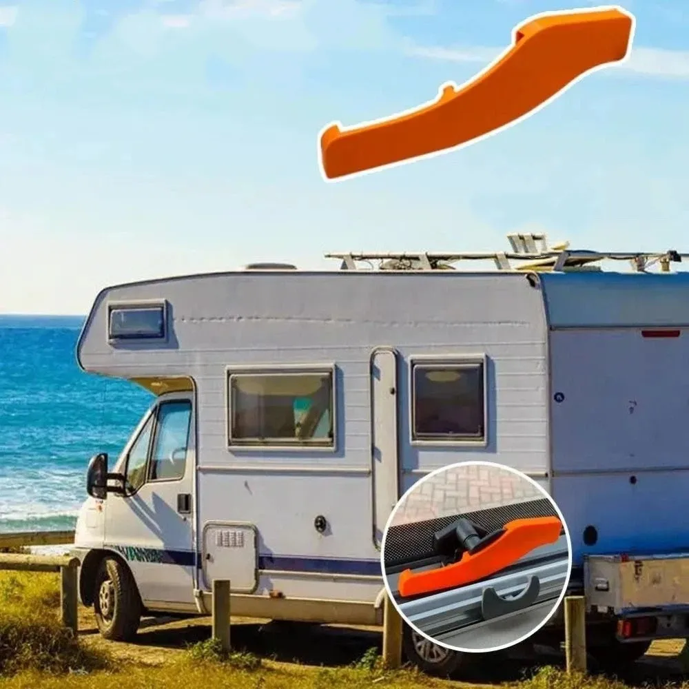 2pcs Sturdy Material RV Window Safety Lock Stable Structure Durable Material Window Protective Fastener Practical Design
