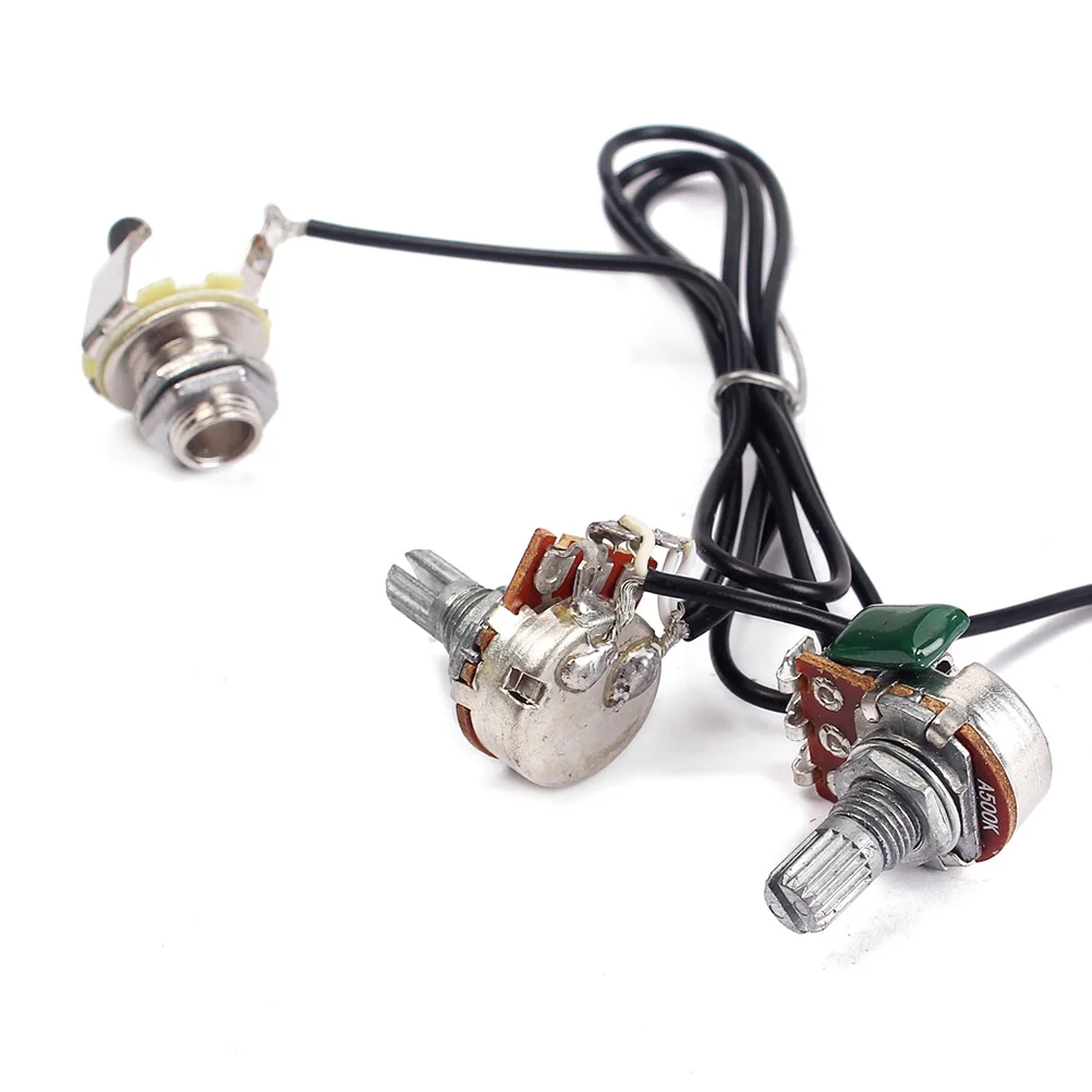 

6 String Dark Red Pre-Wired Magnetic Soundhole Pickup for Acoustic Electric Guitar Volume Tone Control Knob ABS Copper Coil